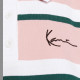 Karl Kani Γυναικεία κοντομάνικη μπλούζα polo Small Signature Stripe Polo Short Tee